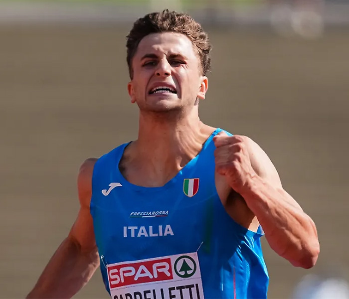 Filippo Cappelletti kcs 4x100 giochi del Mediterraneo